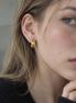 Egg Moon Earring
