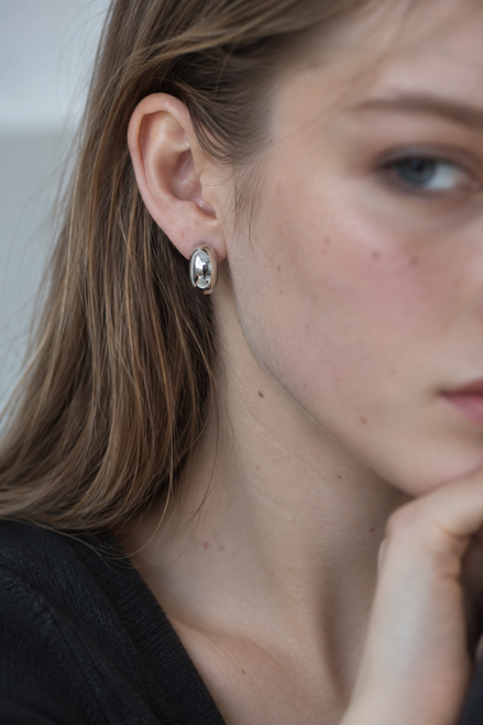 Egg Moon Earring