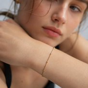 Delicate Dot Chain Bracelet
