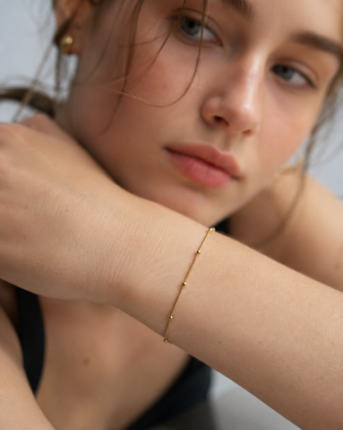 Delicate Dot Chain Bracelet