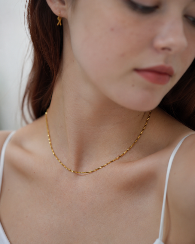 Lustre Fine Chain Necklace