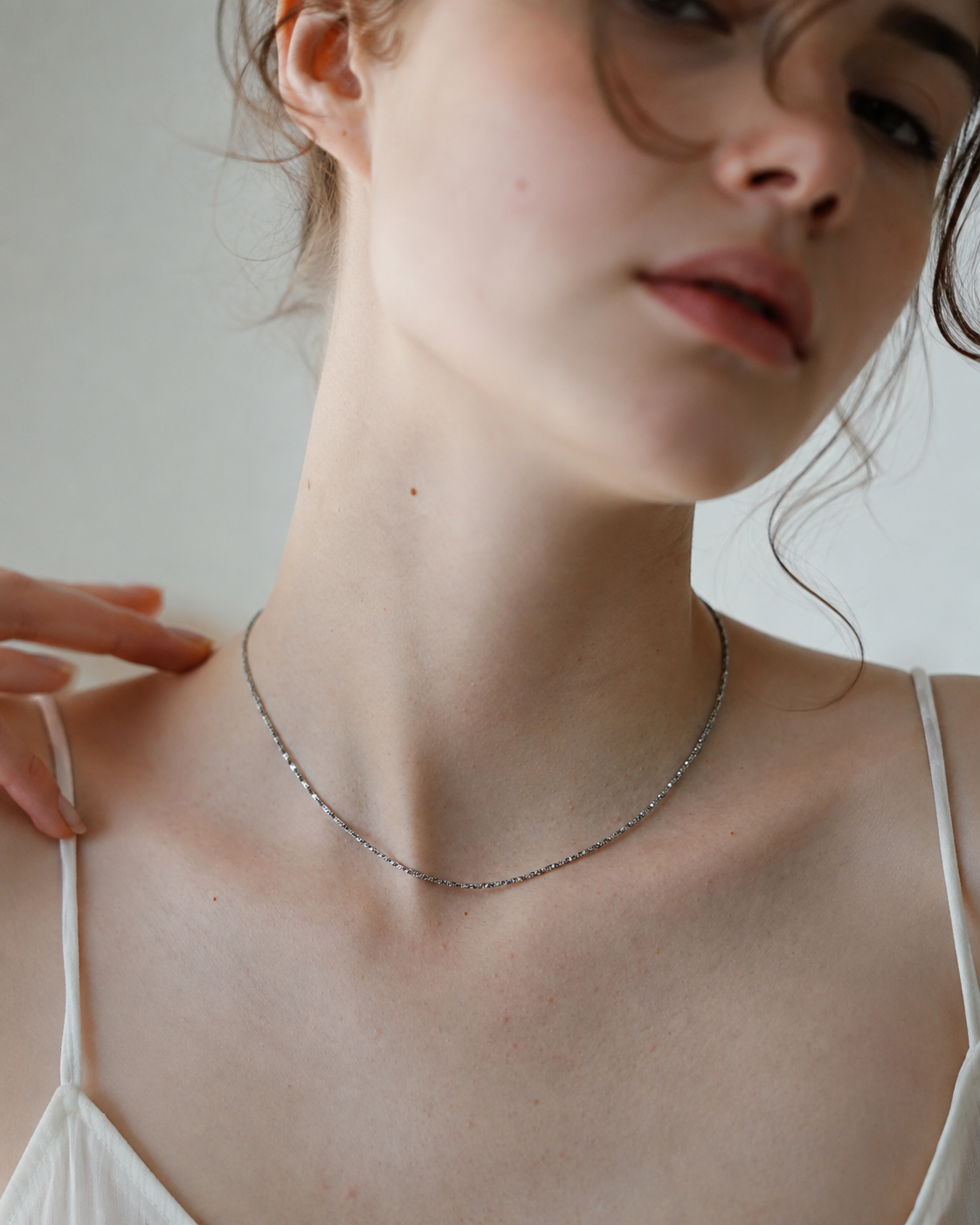 Lustre Fine Chain Necklace