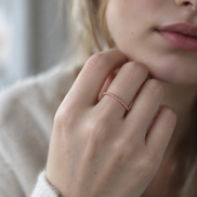 Fil Roug Twist Ring