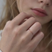 Mellow Wave Ring / Pinky ring