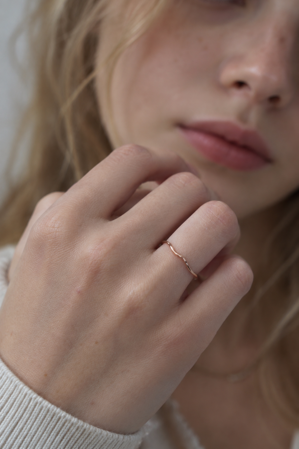 Mellow Wave Ring / Pinky ring