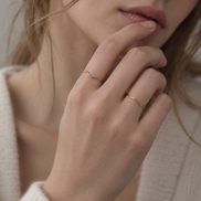 Mellow Wave Ring / Pinky ring
