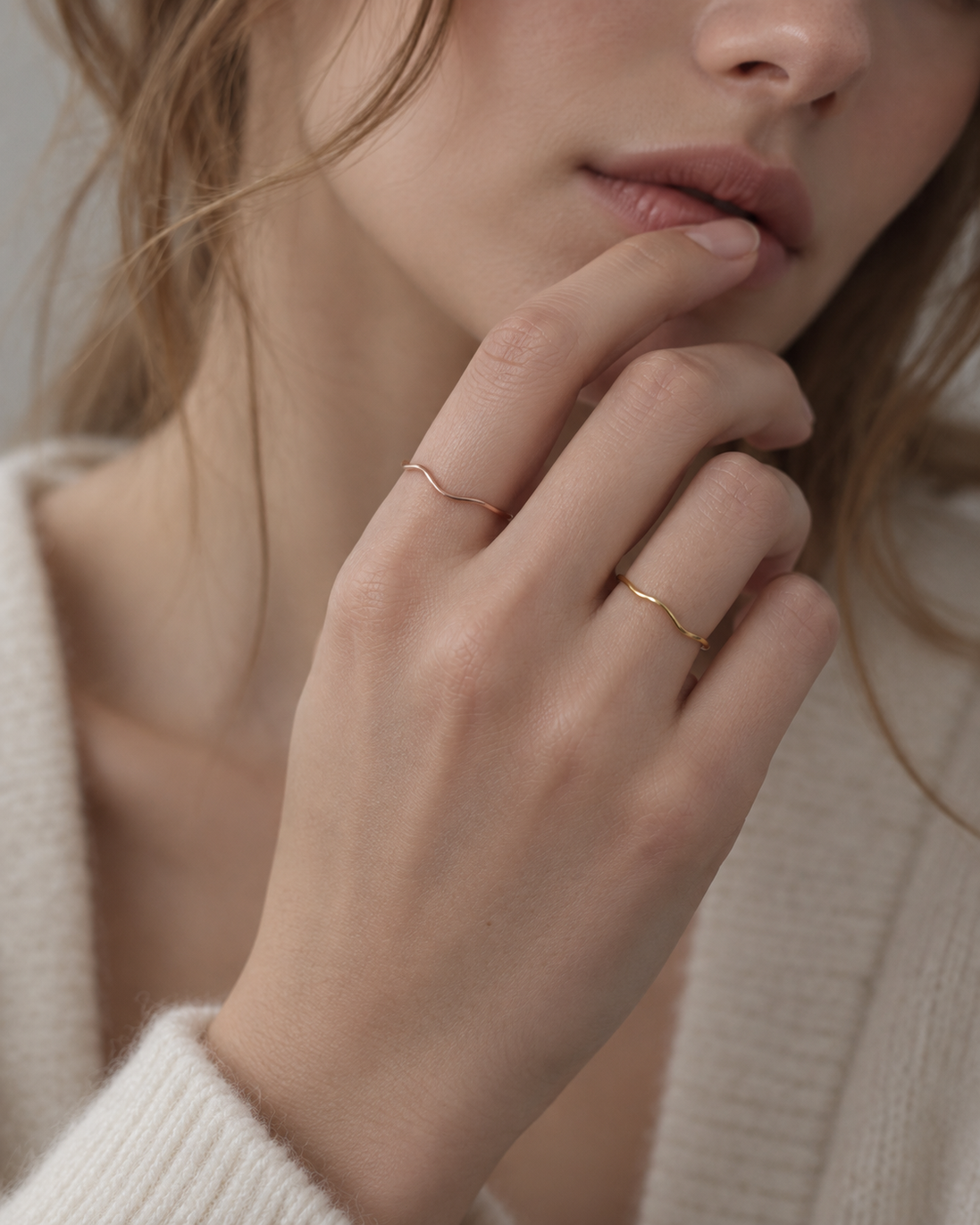 Mellow Wave Ring / Pinky ring
