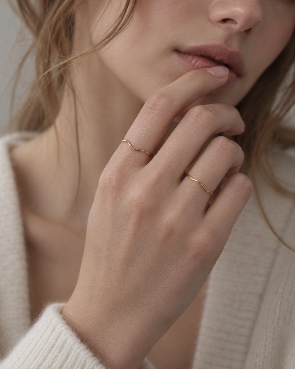 Mellow Wave Ring / Pinky ring