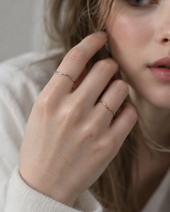 Mellow Wave Ring / Pinky ring