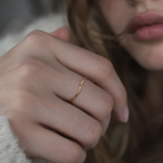 Mellow Wave Ring / Pinky ring