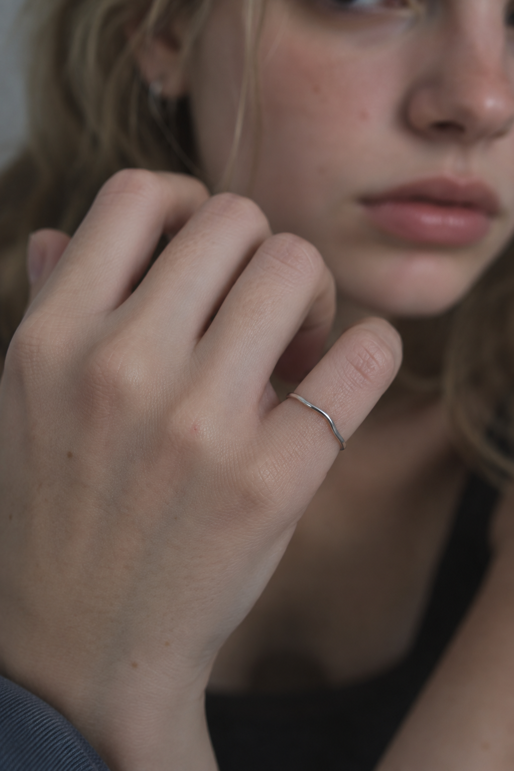 Mellow Wave Ring / Pinky ring