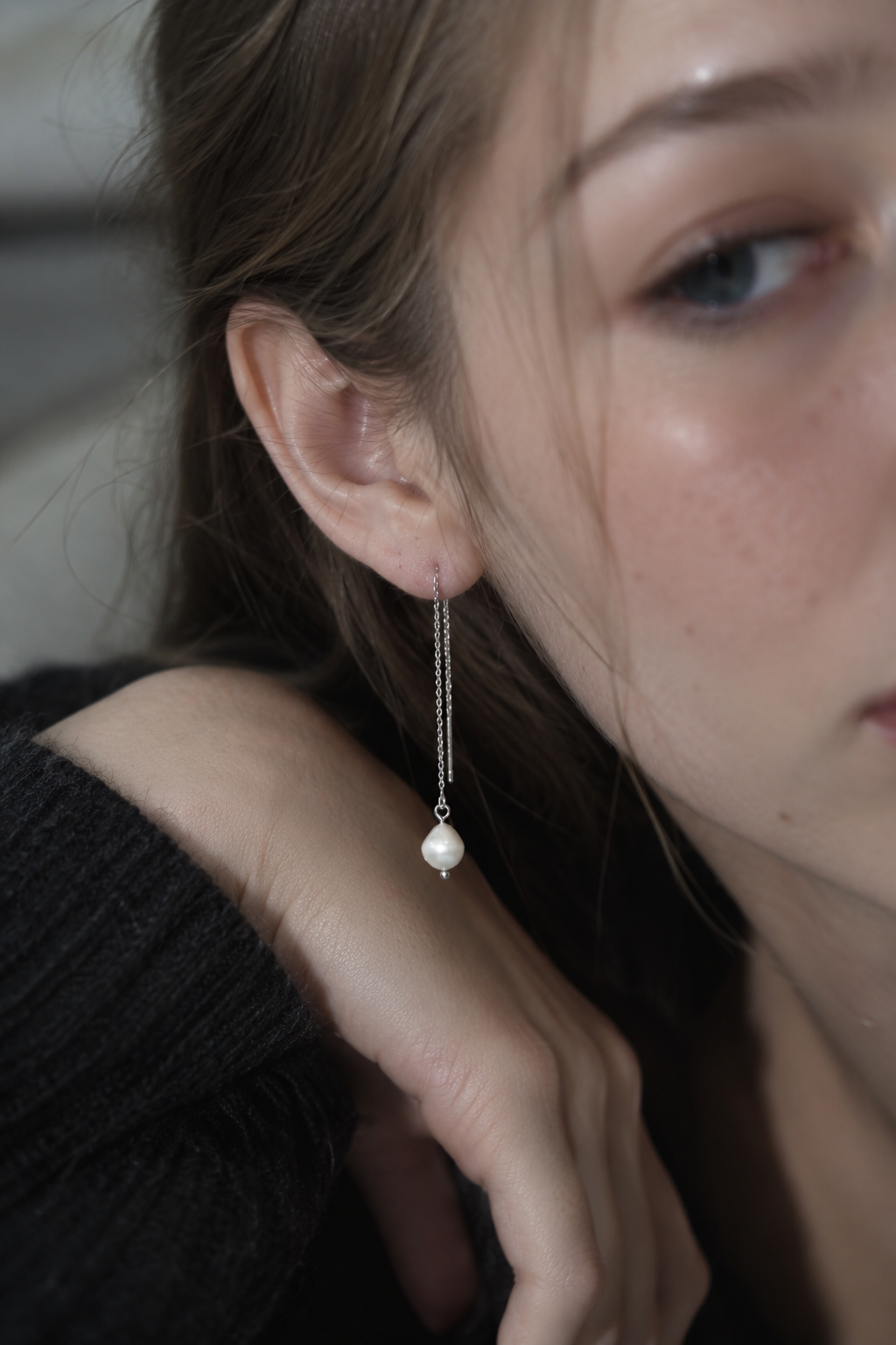 Chain Pearl Pierce
