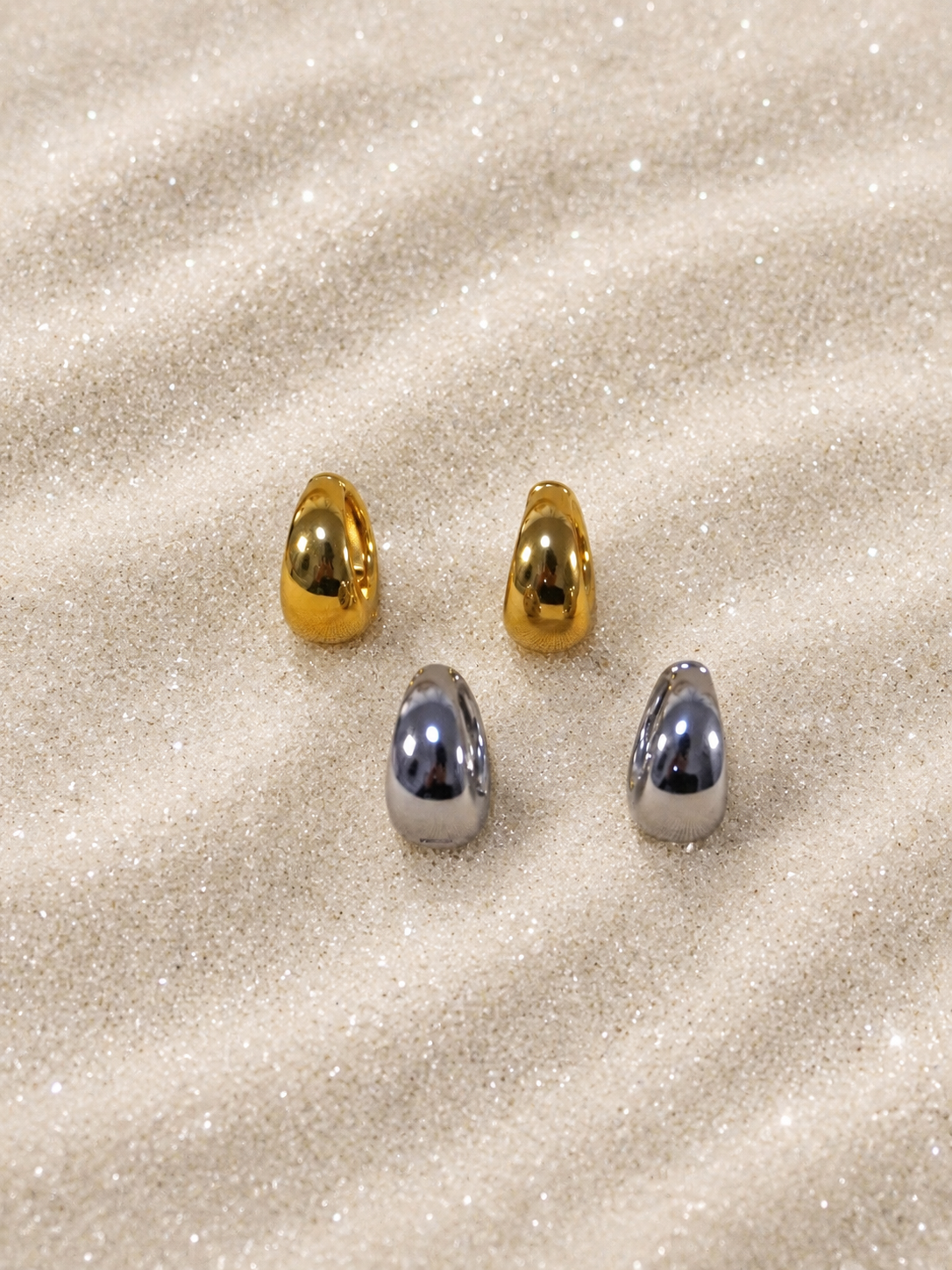 Honey Puff Clip Earring