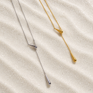 Luxe Drop Line Necklace