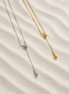 Luxe Drop Line Necklace