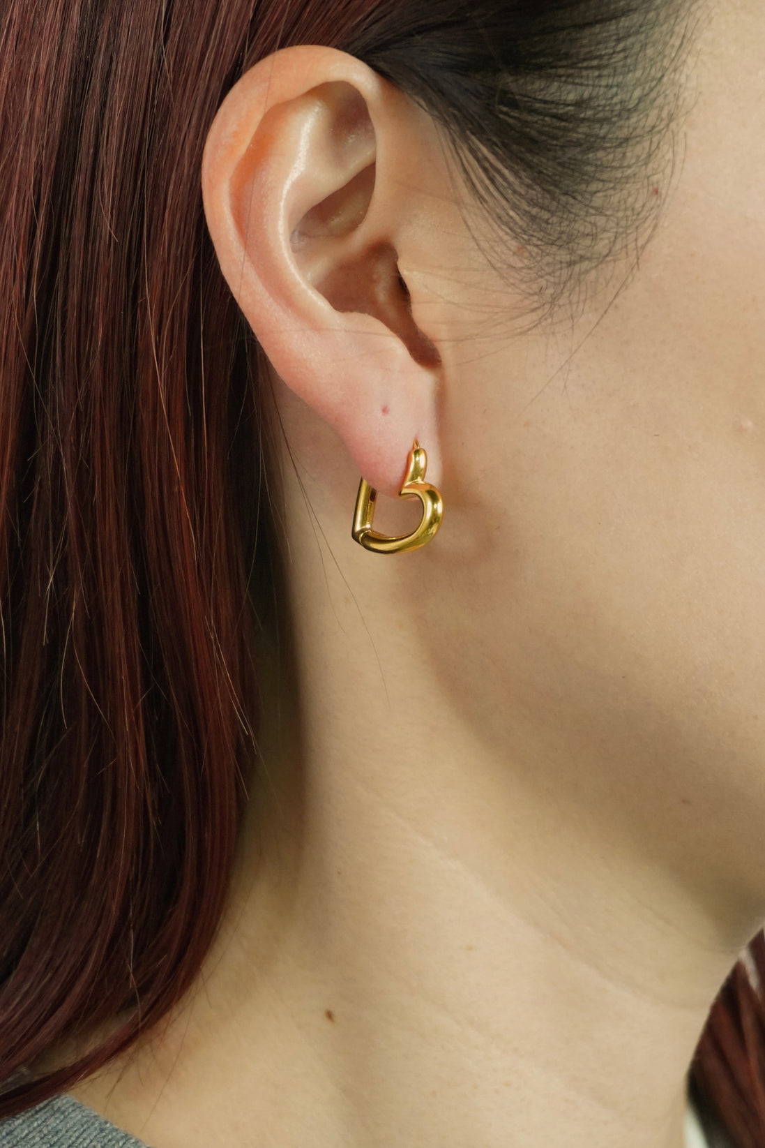 Petite Heart Hoop Pierce