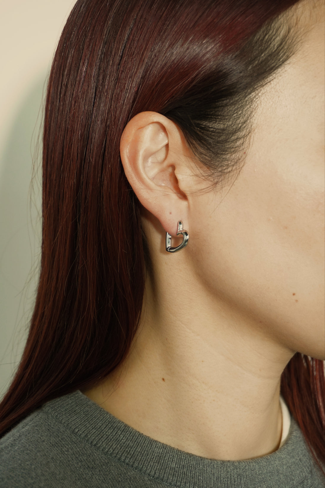 Petite Heart Hoop Pierce
