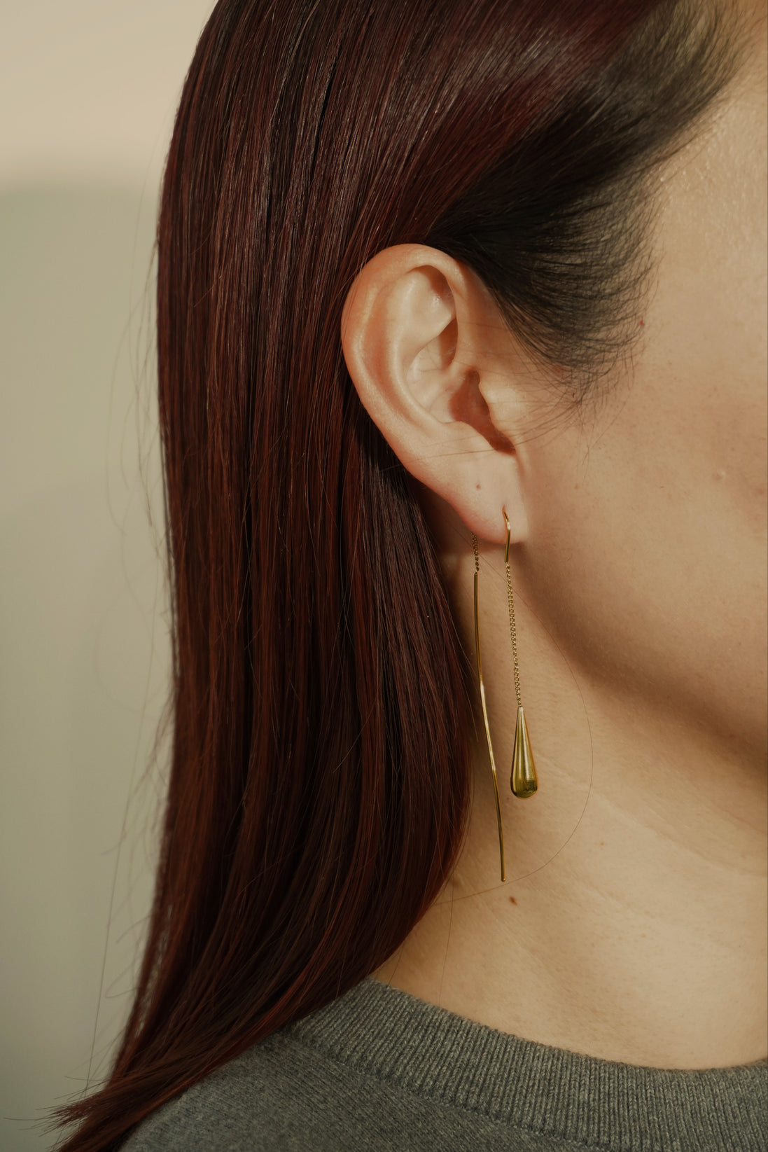 Linear Drip Charm Pierce