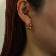Modern Heart Hoop Pierce
