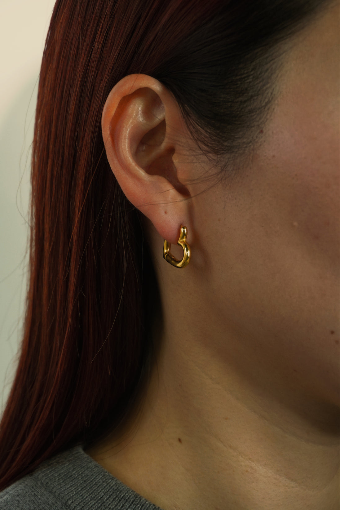 Modern Heart Hoop Pierce