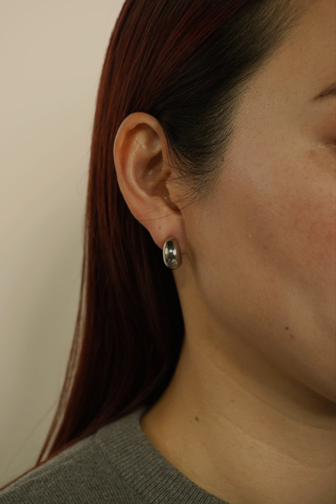 Egg Moon Earring