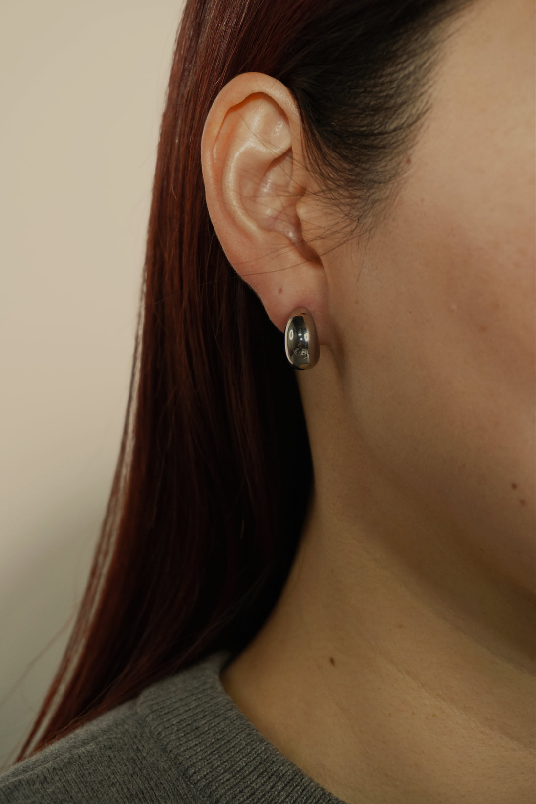 Egg Moon Earring
