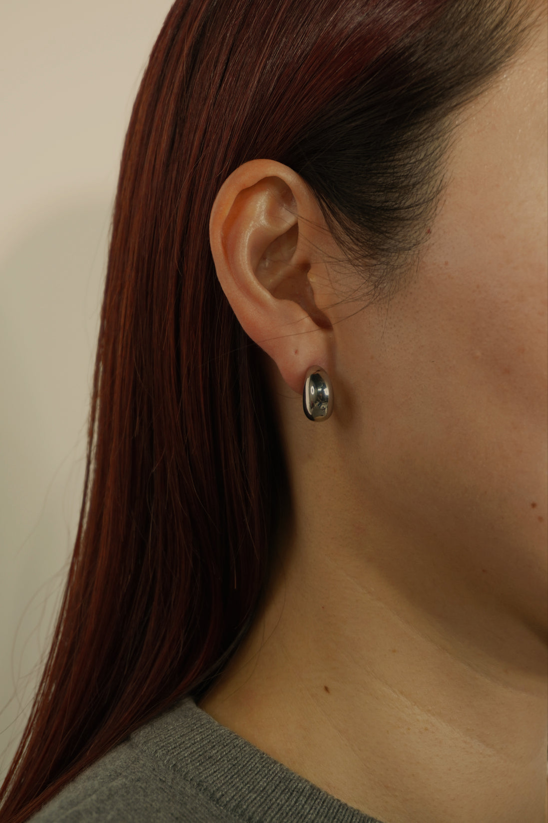 Egg Moon Earring