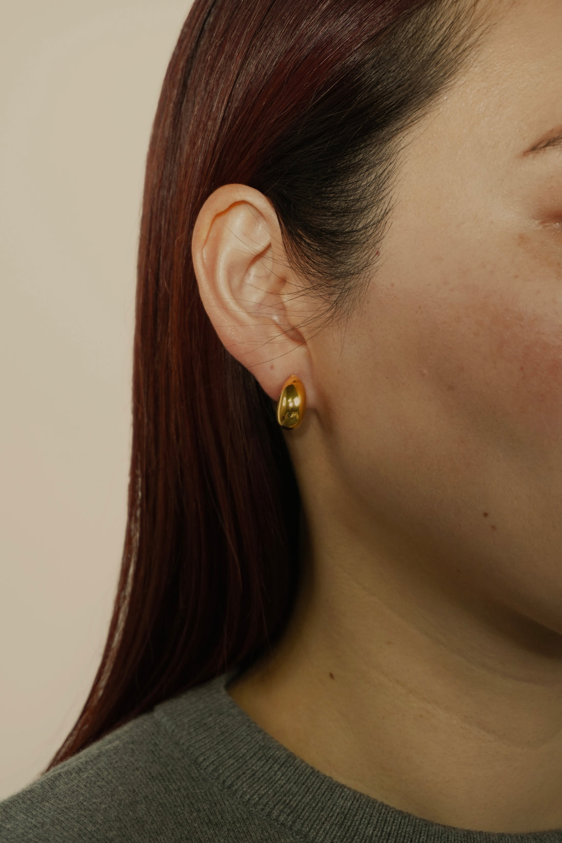 Egg Moon Earring