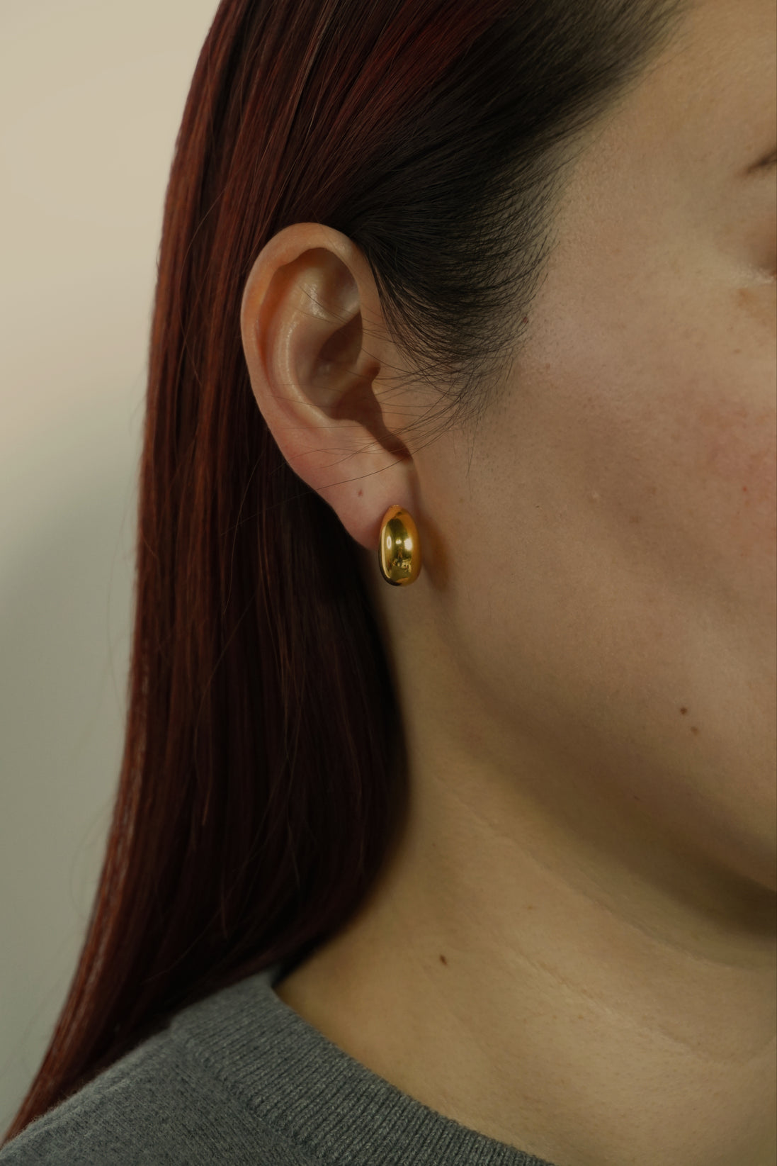 Egg Moon Earring