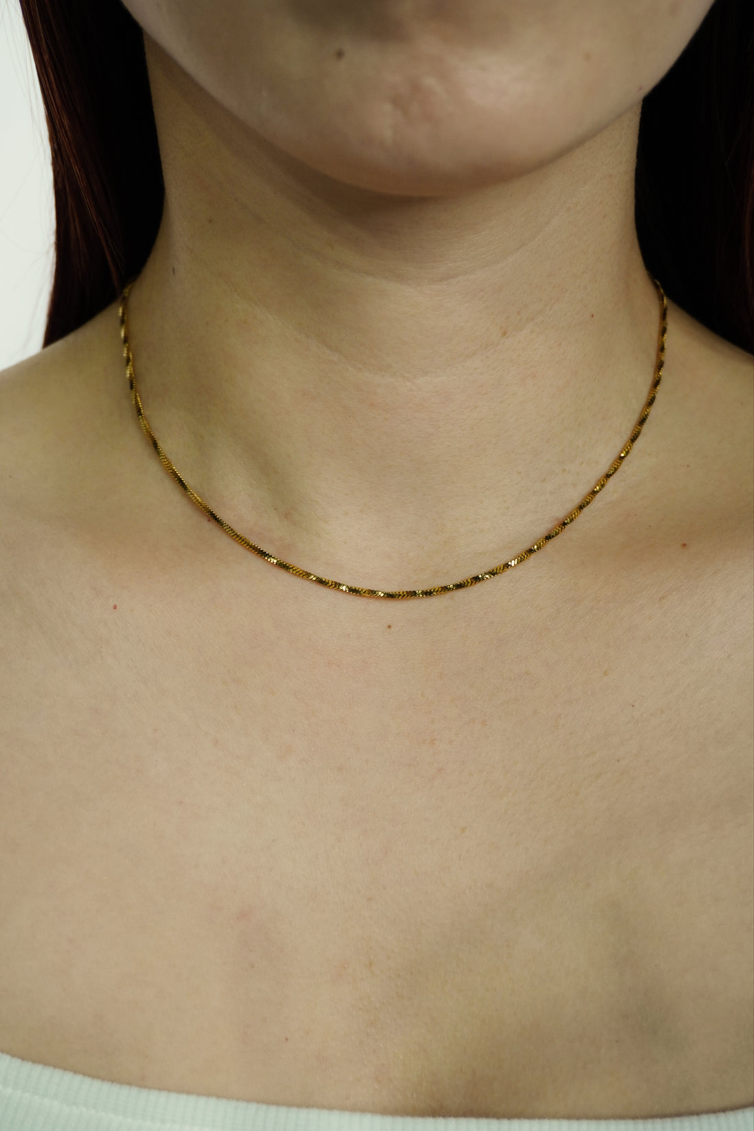 Lustre Fine Chain Necklace