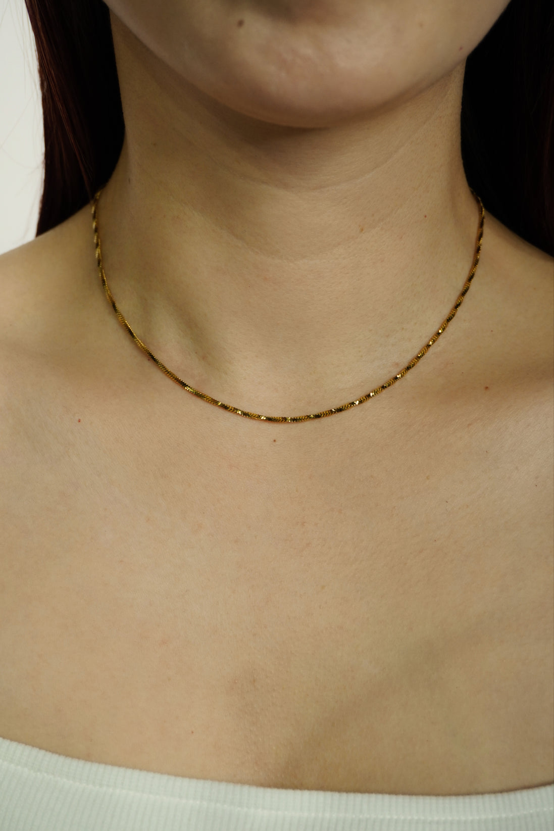 Lustre Fine Chain Necklace