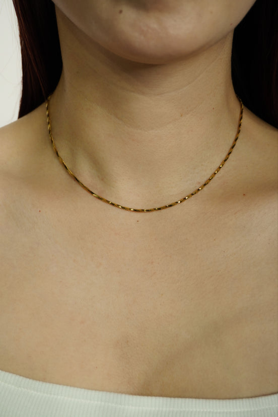 Lustre Fine Chain Necklace