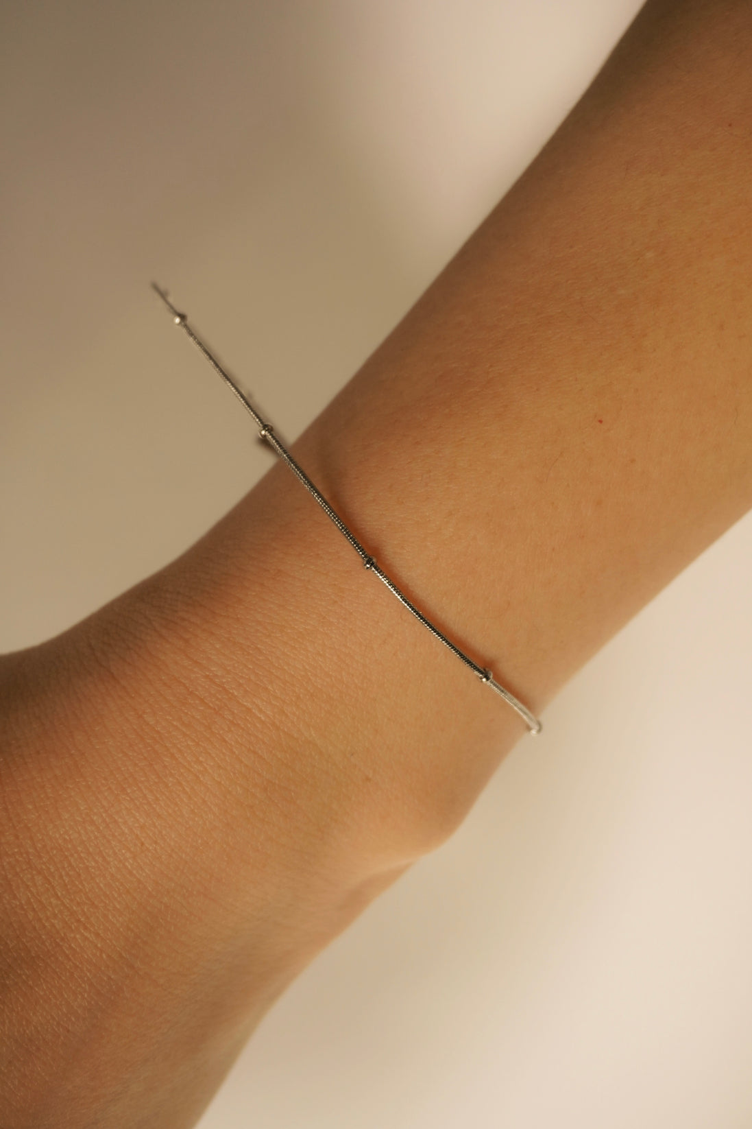 Delicate Dot Chain Bracelet