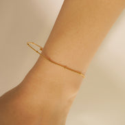 Delicate Dot Chain Bracelet