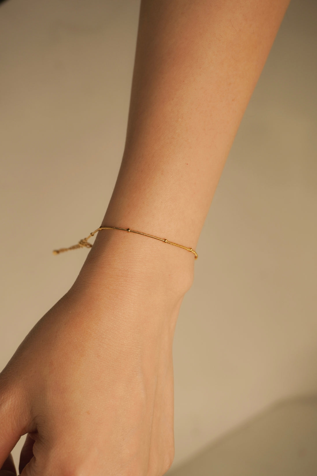 Delicate Dot Chain Bracelet