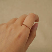 Fil Roug Twist Ring