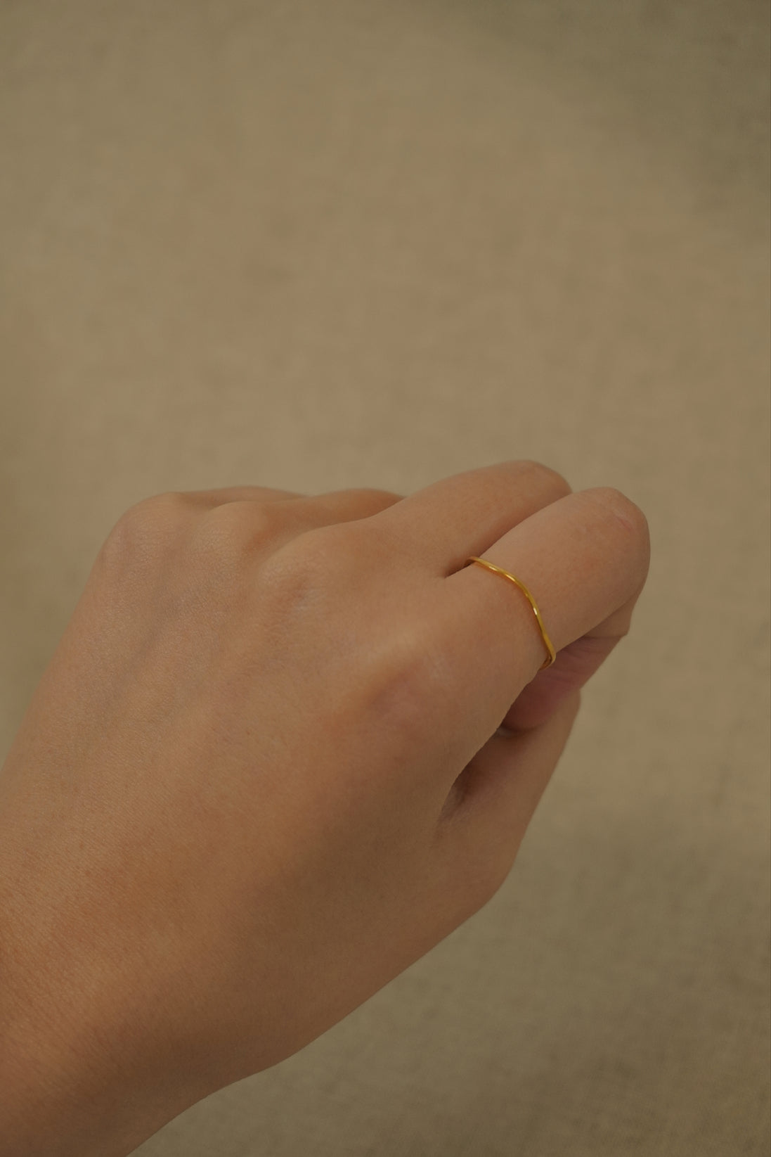 Mellow Wave Ring / Pinky ring