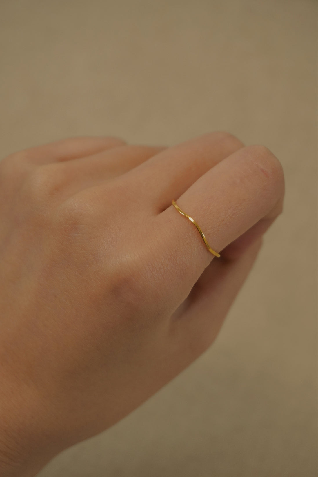 Mellow Wave Ring / Pinky ring