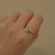 Melted Twin Ring