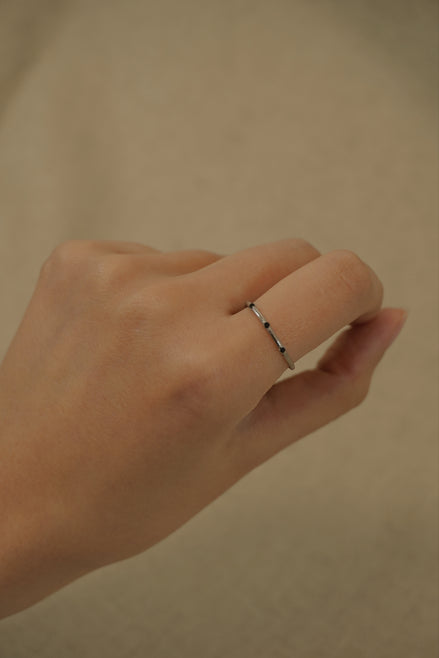 Midnight Dot Ring