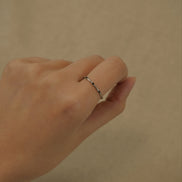 Midnight Dot Ring