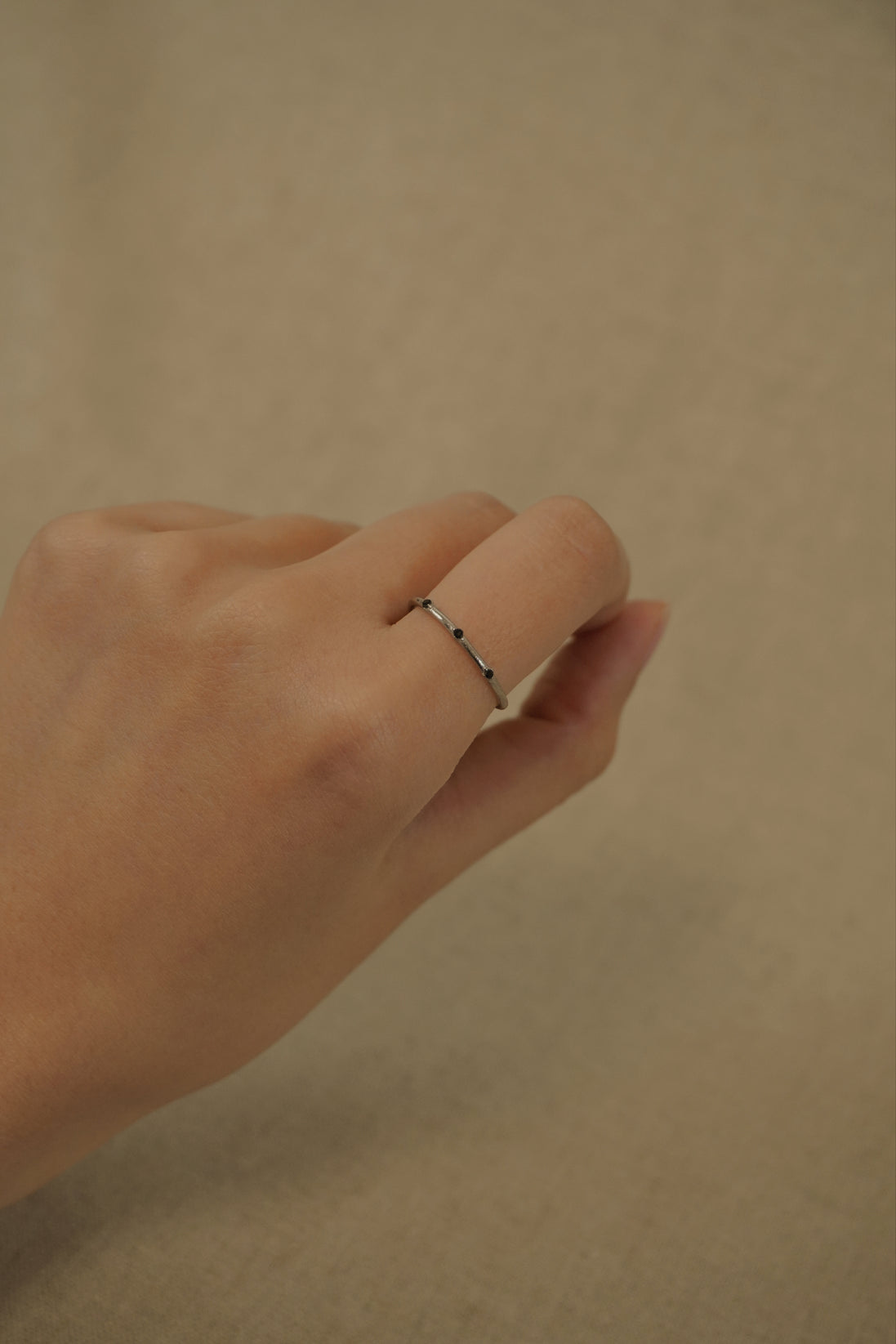 Midnight Dot Ring