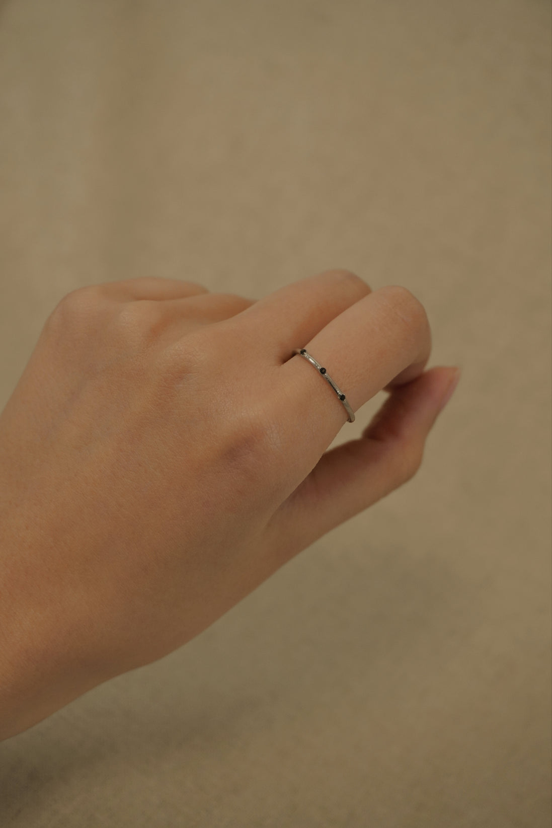 Midnight Dot Ring