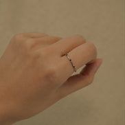 Midnight Dot Ring