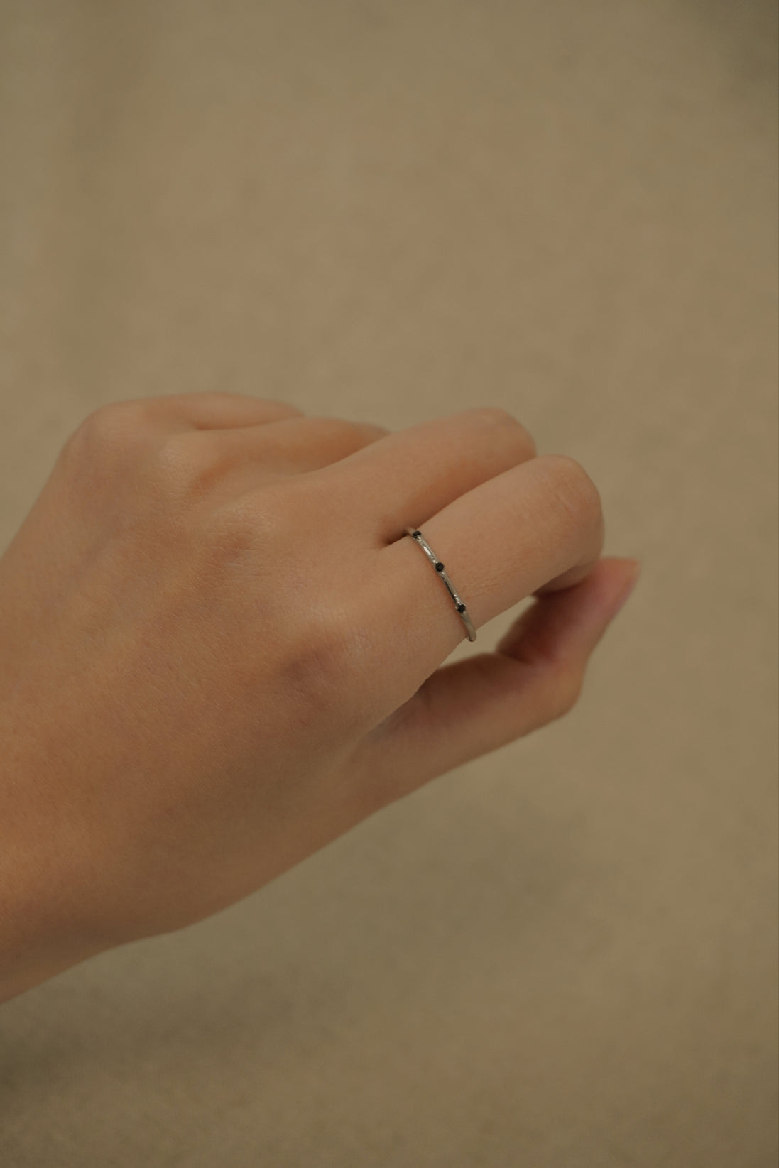 Midnight Dot Ring