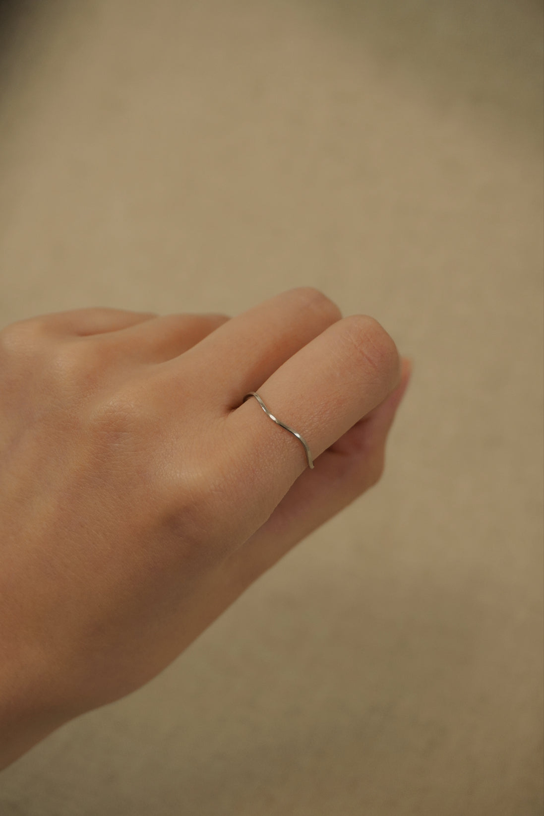 Mellow Wave Ring / Pinky ring