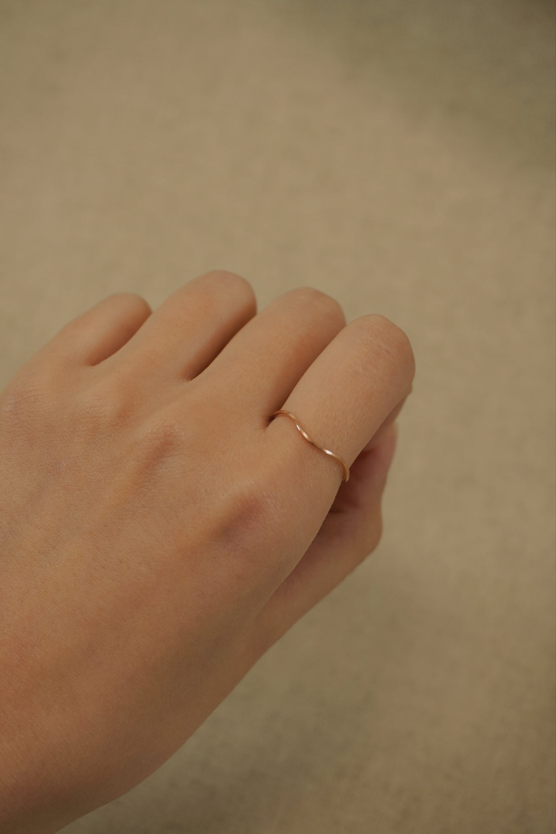Mellow Wave Ring / Pinky ring