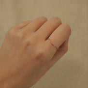 Mellow Wave Ring / Pinky ring