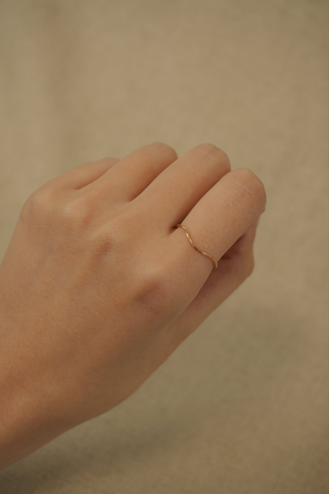 Mellow Wave Ring / Pinky ring