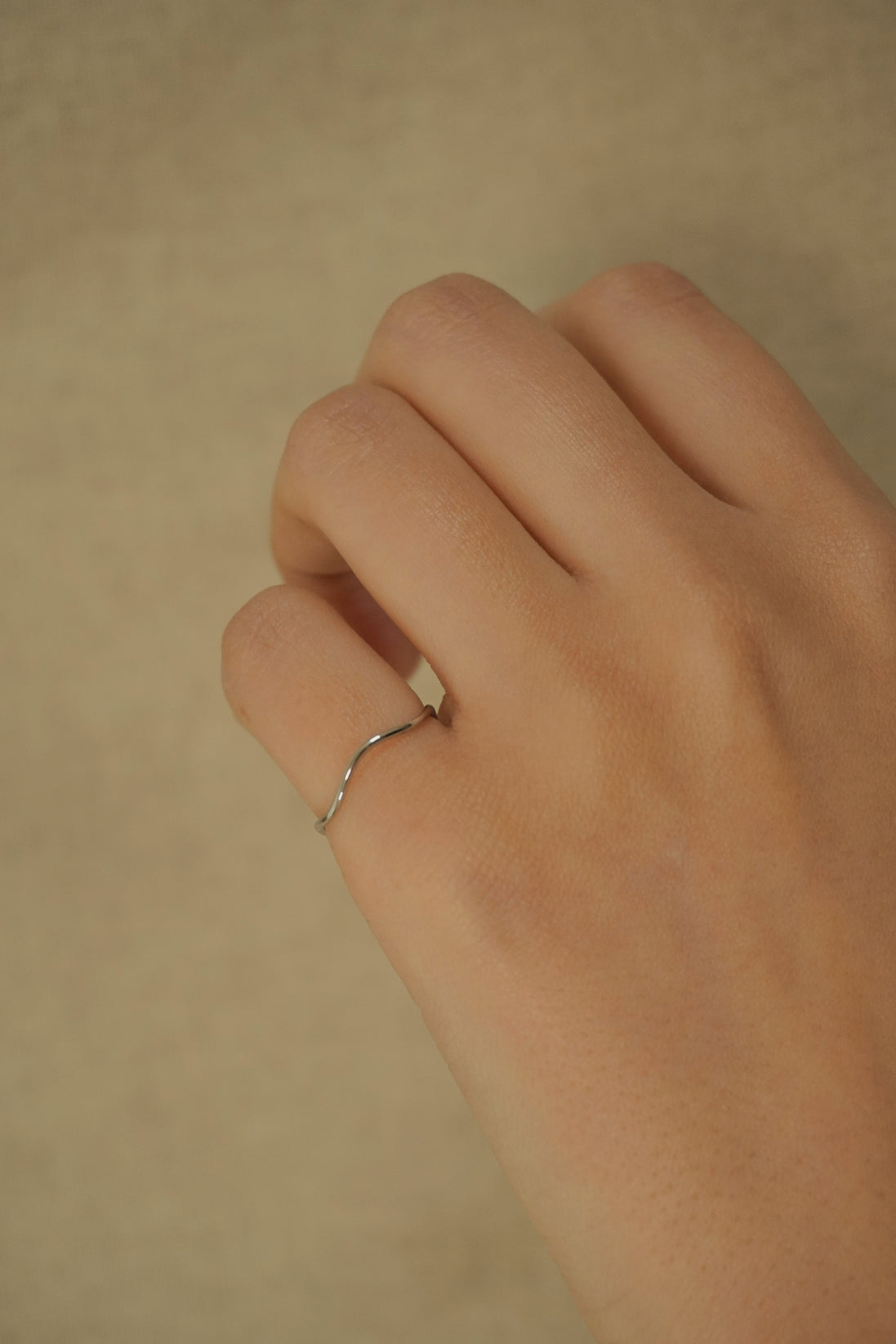 Mellow Wave Ring / Pinky ring